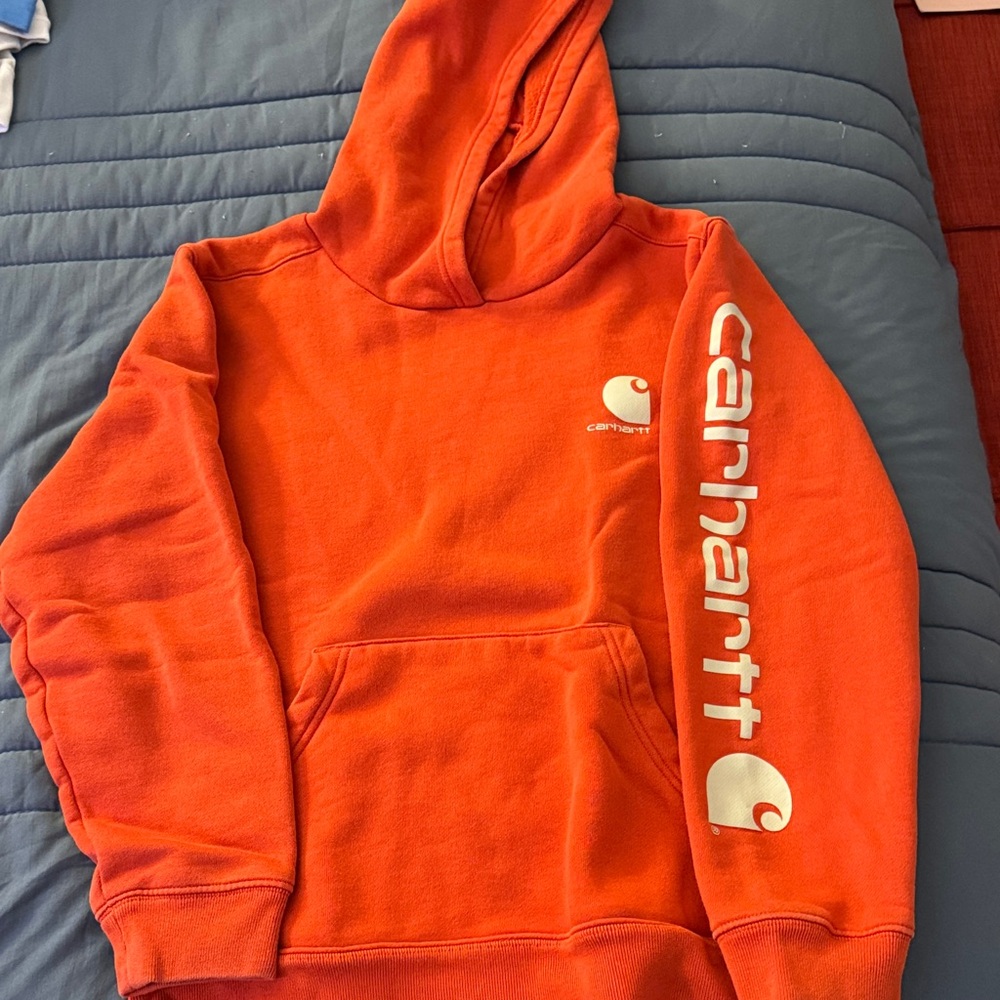 Carhartt Vibrant Orange Pullover Hoodie
